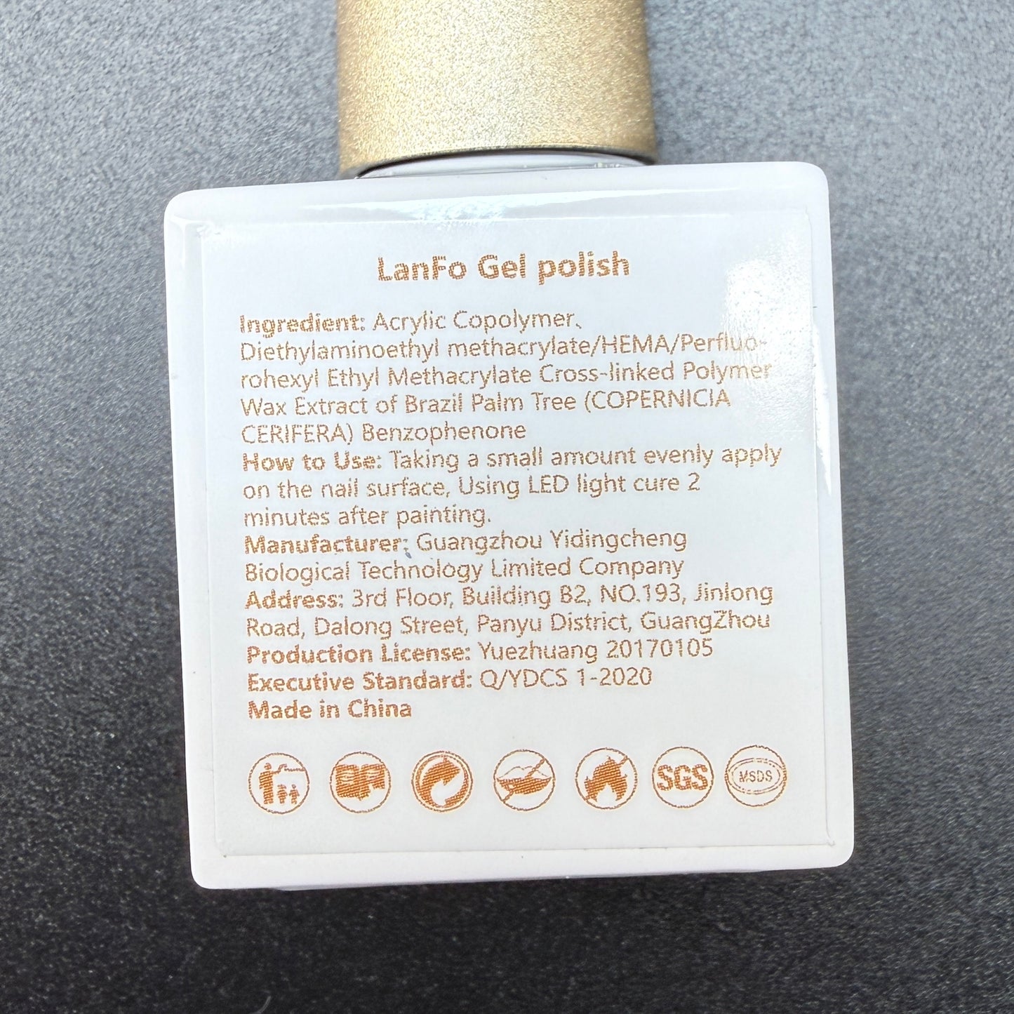 Destash LanFo Gel - D45 Jelly Brown