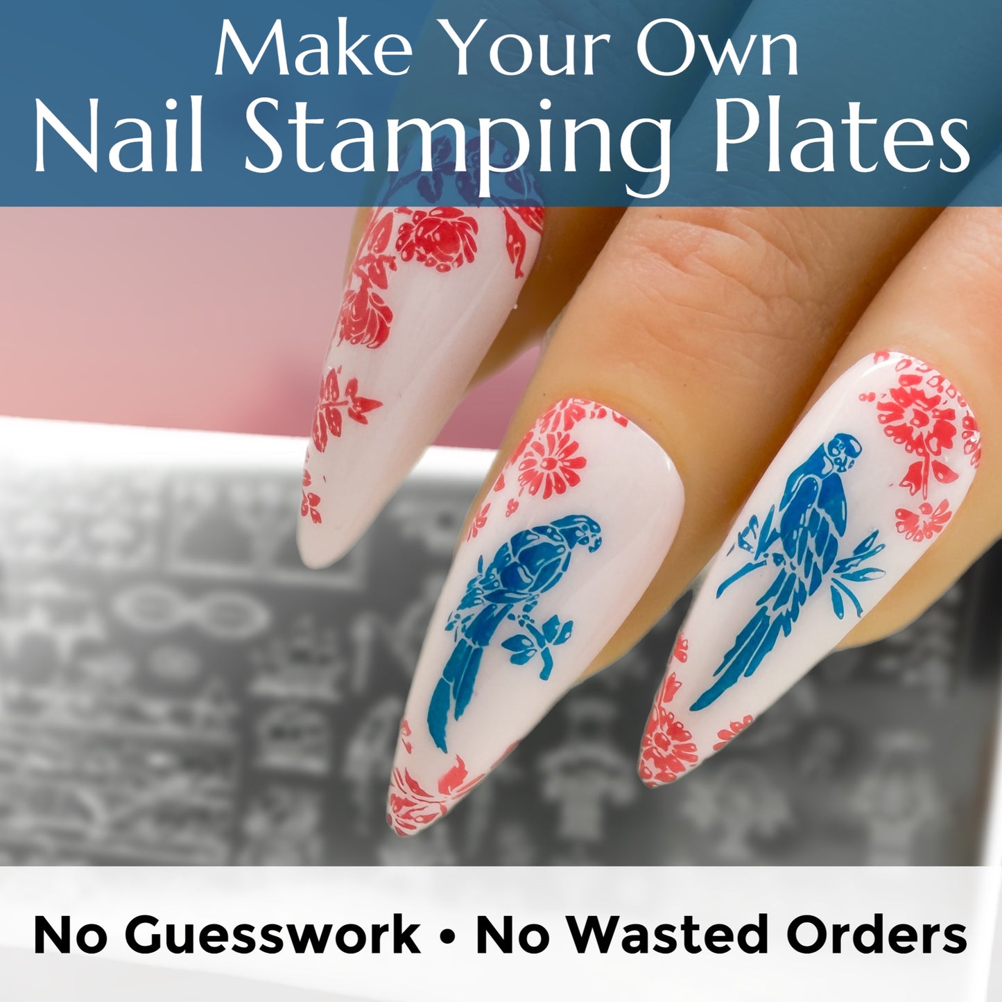 Custom Nail Stamping Plate Course
