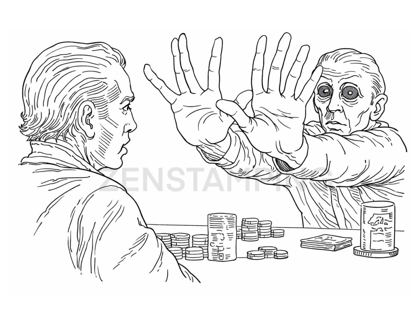 12 Printable Retro Sci-Fi Coloring Pages (PDF .zip)