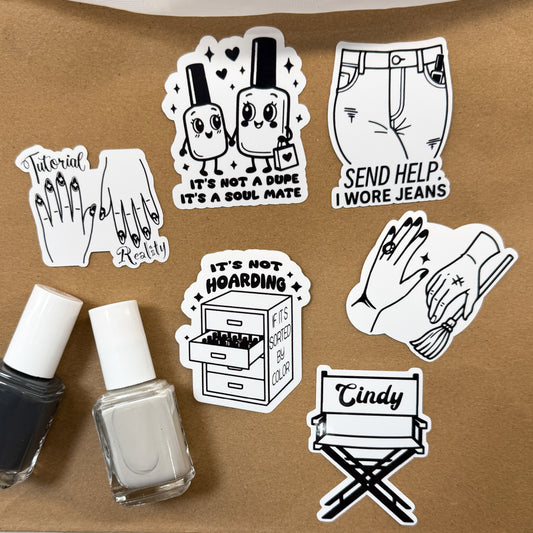 Nail Humor Stickers
