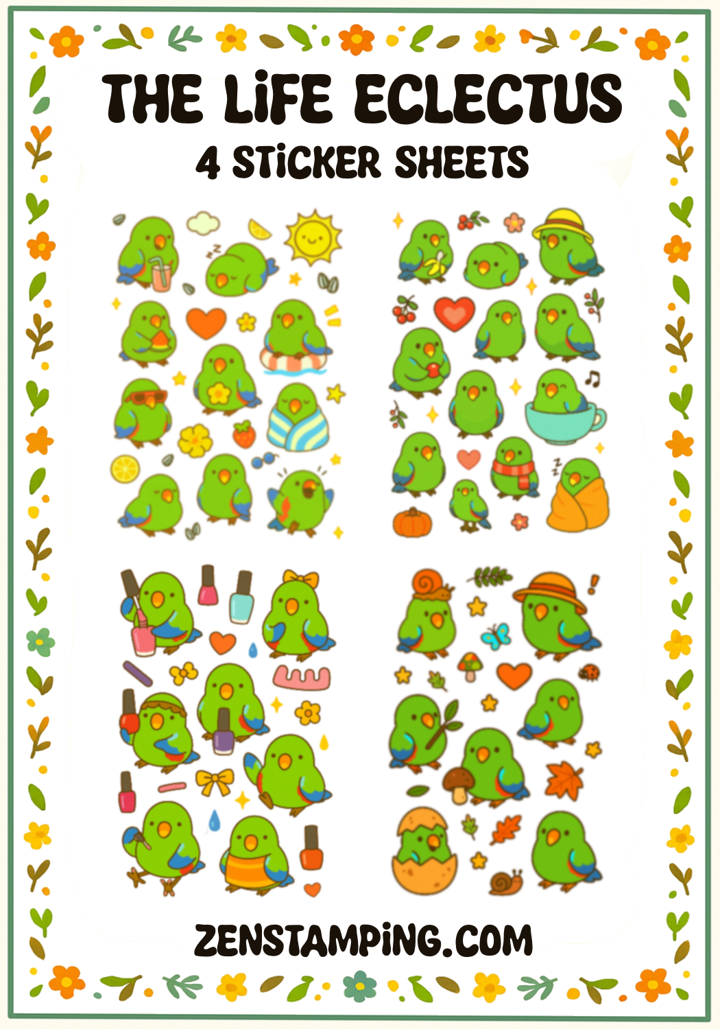 Sam Fan Club Sticker & Magnet Set