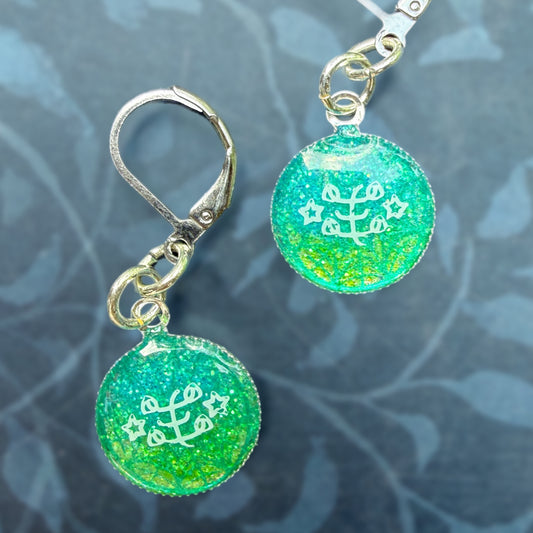 Baha’i Ringstone Earrings