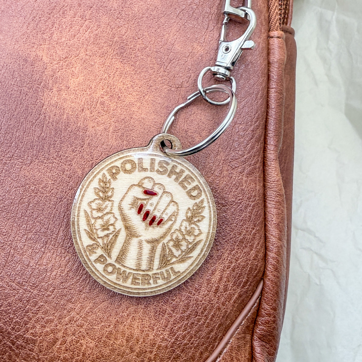 Polished & Powerful Bag Charm