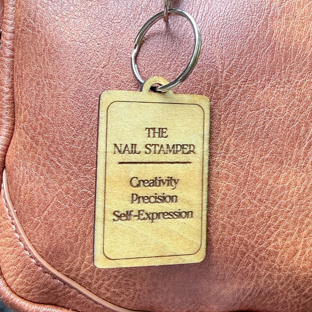 “The Nail Stamper” Tarot Bag Charm