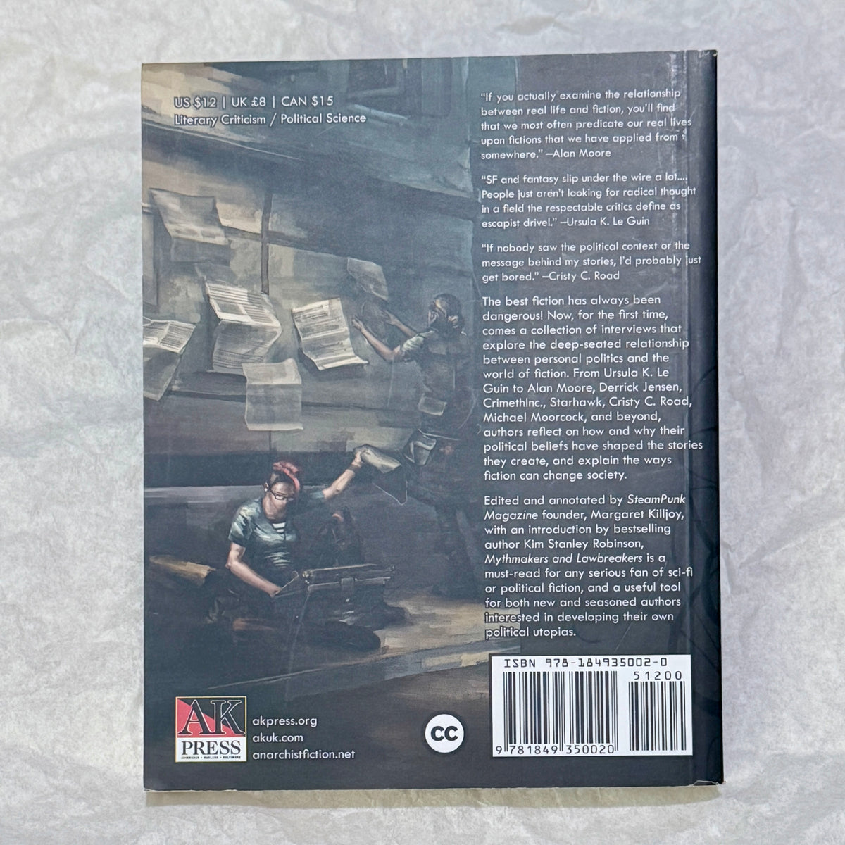 "Mythmakers and Lawbreakers" by Margaret Killjoy (signed)